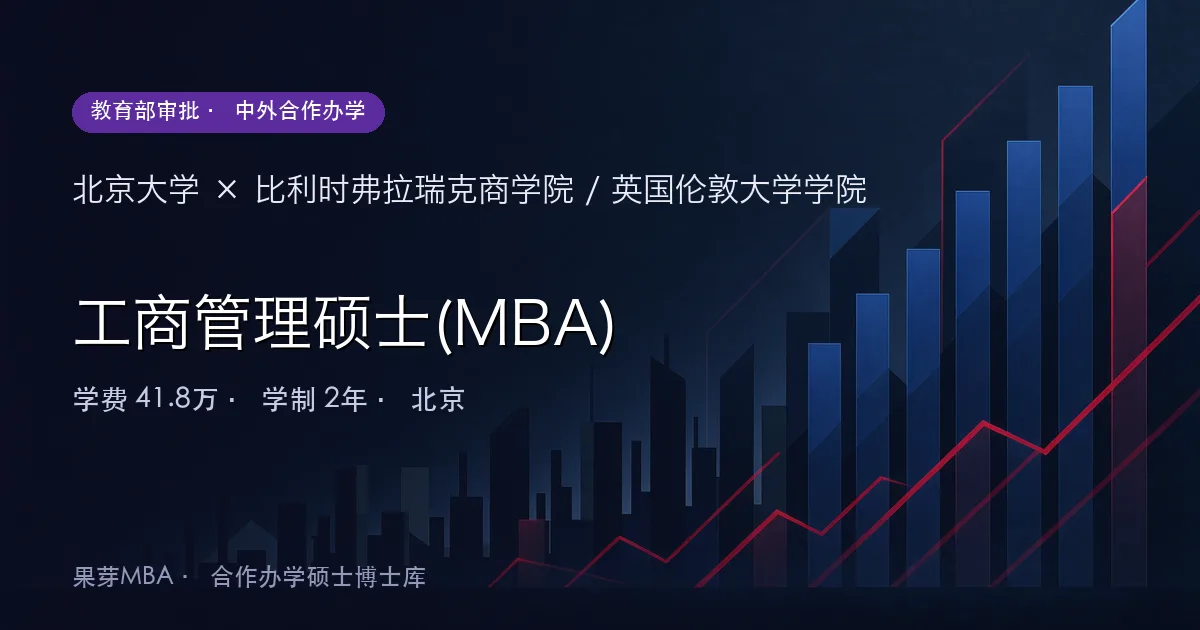 北京大学×比利时弗拉瑞克商学院 / 英国伦敦大学学院 工商管理硕士(MBA)项目头图