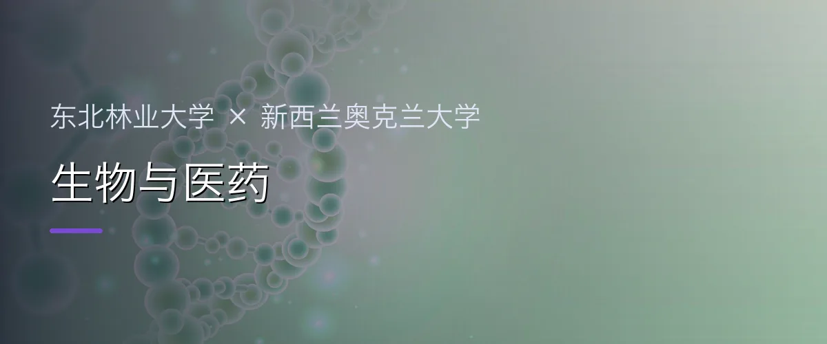 东北林业大学×新西兰奥克兰大学 生物与医药项目头图