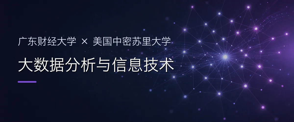广东财经大学×美国中密苏里大学 大数据分析与信息技术项目头图