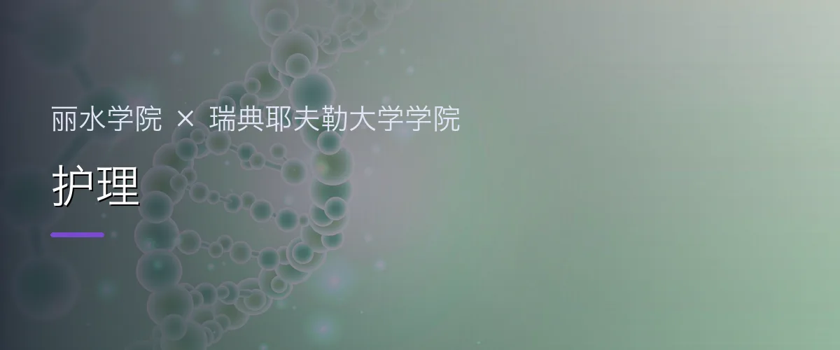 丽水学院×瑞典耶夫勒大学学院 护理项目头图