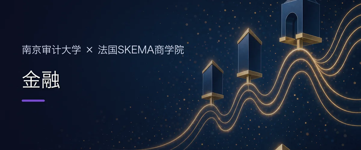 南京审计大学×法国SKEMA商学院 金融项目头图
